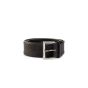 Prada logo spellout canvas belt