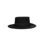 Saint Laurent "Feutre véritable" felted black hat