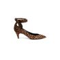 Saint Laurent Charlotte Kitten pony leopard heels