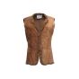 Saint Laurent Rive Gauche pierced leather vest jacket