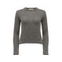 The Row grey cashmere knitted sweater 