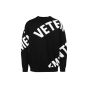 Vetements Intarsia logo knitted crewneck sweater