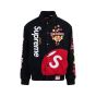 Supreme x Skittles embroidery varsity jacket