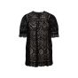 Zimmermann crotchet black mini dress
