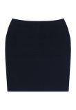 Balenciaga black stripe panelled pencil skirt
