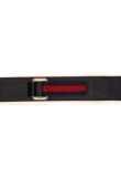 Gucci Stirrup black leather belt