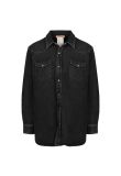 Acne Studios Cowboy black denim button-up shirt