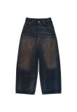 Acne Studios leather-trimmed pocket jeans