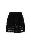 Alaia diamond laser cut mini skirt