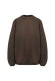 Balenciaga drawstring oversized faded crewneck sweatshirt