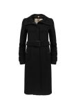 Burberry single breasted wool-cashmere blend coat