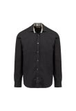 Burberry tartan collar button-up shirt