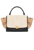 Celine Trapeze Tricolor pony hair bag