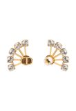 Christian Dior "CD" Crystal Perl Petite earrings