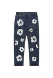 Denim Tears x Levi's wreath-print selvedge jeans