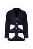 Dirk Van Saene cut-out panels blazer jacket