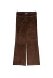 Dolce&Gabbana contrast-stitching pigskin pants