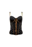 Dolce&Gabbana panther lined corset top