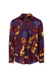 Dries Van Noten abstract flowers buttopn-up shirt