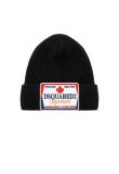 Dsquared2 "Superior" wollen black beanie