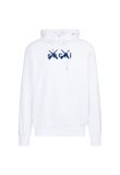Sacai x Kaws white hoodie