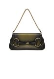 Gucci 1955 Horsebit gradient green clutch bag