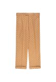 Gucci "GG" monogram canvas formal straight pants