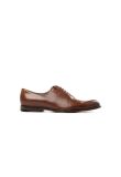 Gucci Oxford brown leather lace-up derby