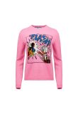 Gucci x Disney "Flash" Donald Duck comic pink sweater