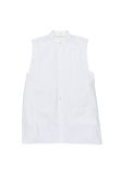Helmut Lang Apron Panel laced sleeveless white top