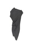 Helmut Lang Cowl neck asymmetrical dress