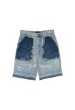 Kapital damaged pockets repaired denim shorts