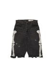Kapital Kountry 14oz skeleton bones denim shorts