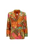 Kenzo Jungle abstract pattern blazer jacket
