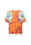 Loewe Paula's Ibiza Palm orange print white t-shirt