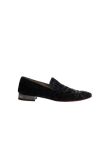 Christian Louboutin Dandyrocks velvet heel-stud slip-on shoes