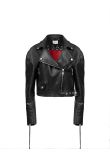 Magda Butrym cropped biker jacket