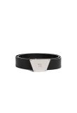 MISBHV metal frame gothic logo black belt