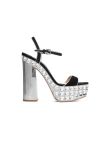 Miu Miu jeweled platform ankle heels