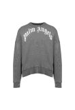 Palm Angels GD curved logo crewneck sweatshirt