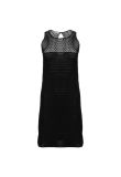 Prada crochet knit small black dress