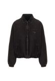 Prada padded denim bomber jacket