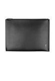 Saint Laurent Cassandre Nero clutch bag