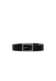 Saint Laurent crystal-embellished patent leather belt