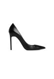 Saint Laurent Anja D'Orsay 105 black leather heels