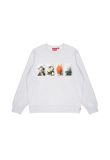 Supreme x Mike Kelly "AhhYouth!" heather grey crewneck sweatshirt