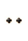 Van Cleef & Arpels Sweet Alhambra onyx earstuds