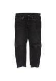 Vetements Levi's Strauss reconstructed black wash straight denim pants