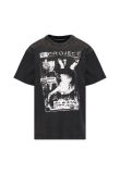Y/Project Rock Band pinched logo grey t-shirt