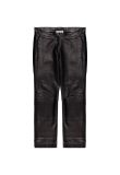 Yves Saint Laurent Rive Gauche black leather pants